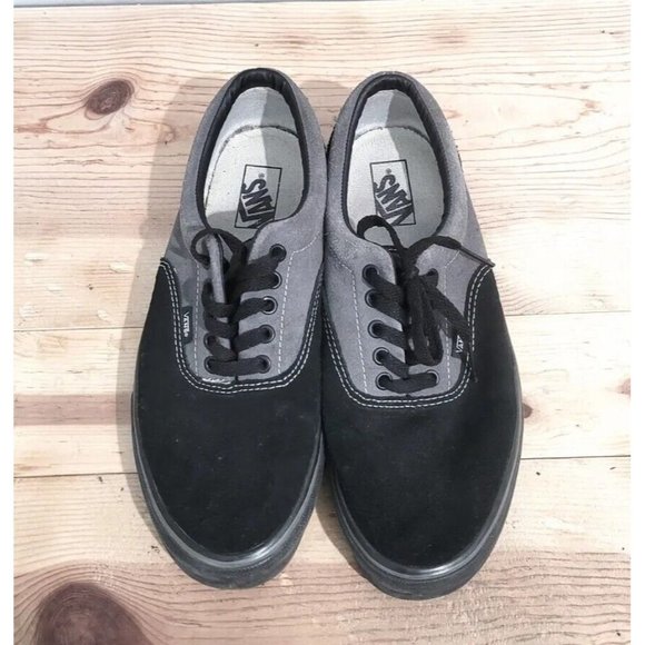 VANS Old Skool Suede Skate Shoes Sneakers Men's Black Gray OG Era Size 10.5 - Picture 4 of 9